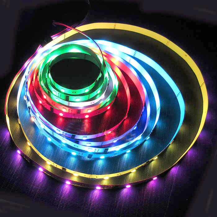 DMX512 RGB DC12V 150 LEDs Digital LED Strip Light with Builtin 485